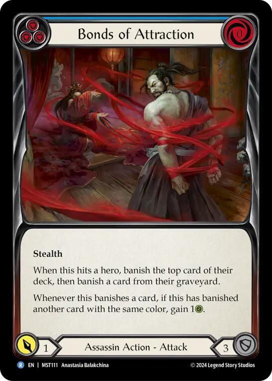 Bonds of Attraction (Blue) card image