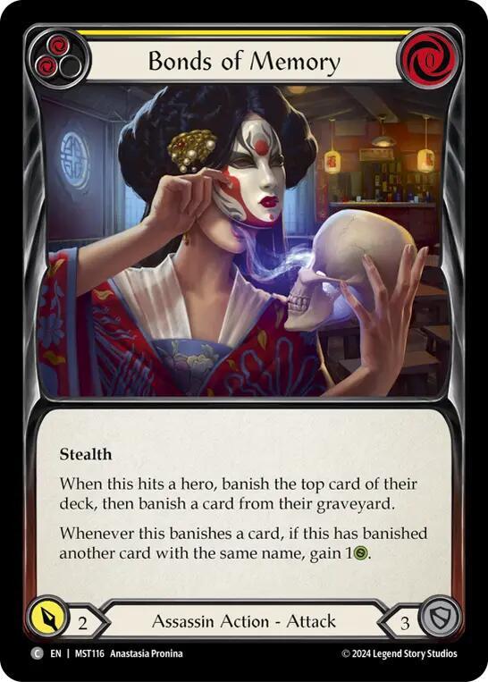 Bonds of Memory (Yellow) card image