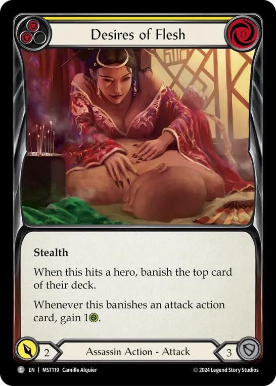 Desires of Flesh (Yellow) card image