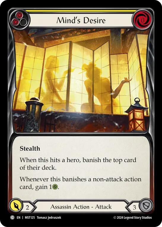 Mind's Desire (Yellow) card image