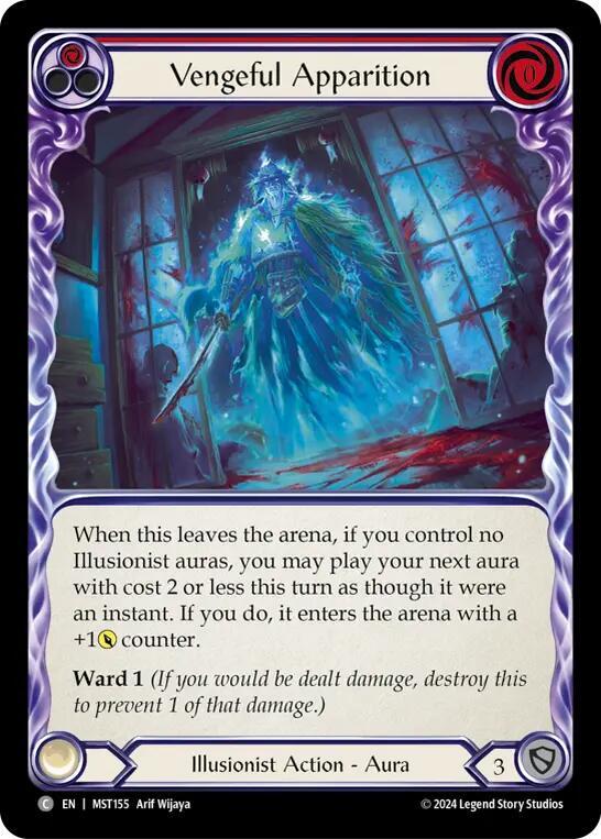 Vengeful Apparition (Red) card image