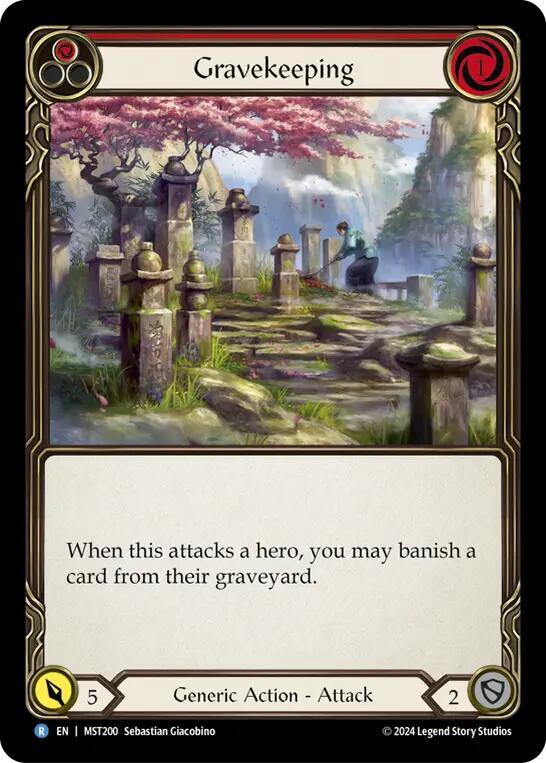 Gravekeeping (Red) card image