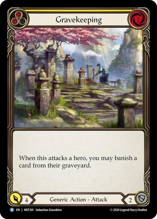 Gravekeeping (Yellow) card image