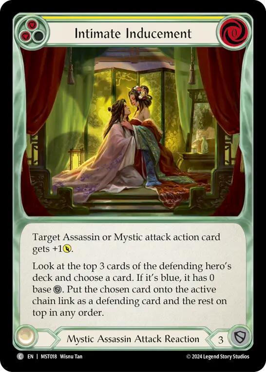 Intimate Inducement (Yellow) card image