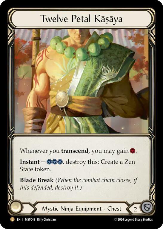 Twelve Petal Kasaya card image