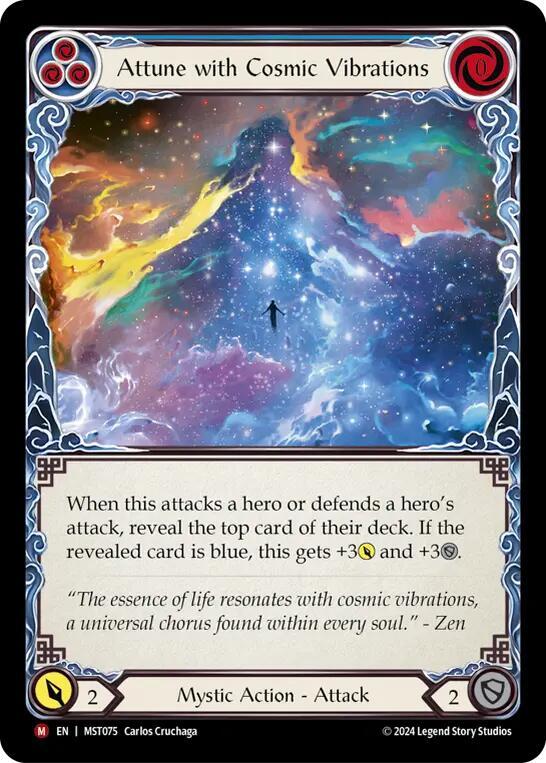 Attune with Cosmic Vibrations card image
