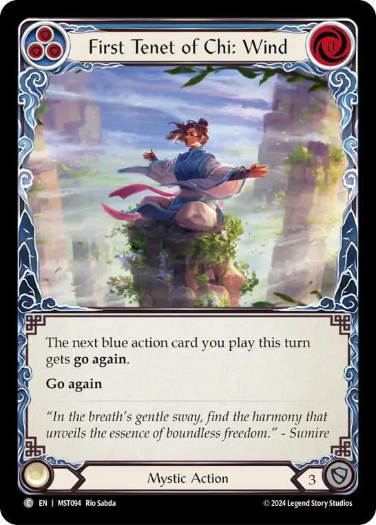 First Tenet of Chi: Wind card image
