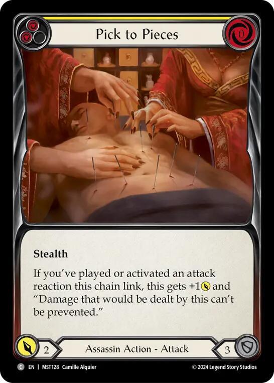 Pick to Pieces (Yellow) card image