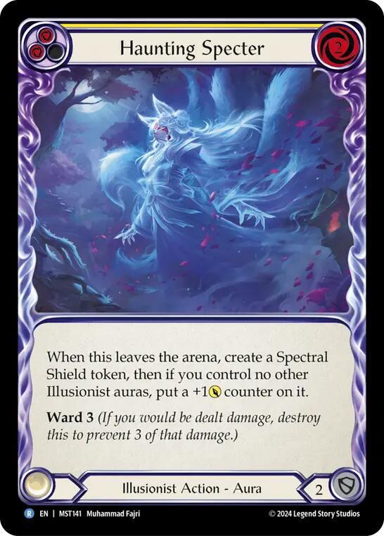 Haunting Specter (Yellow) card image