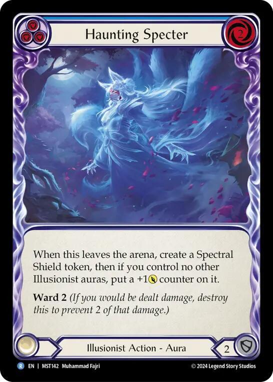 Haunting Specter (Blue) card image