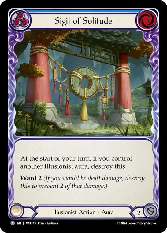 Sigil of Solitude (Blue) card image