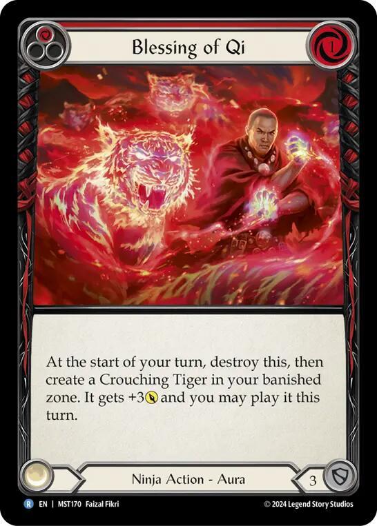 Blessing of Qi (Red) card image