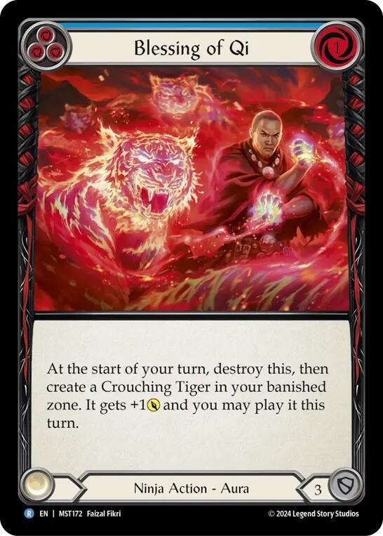 Blessing of Qi (Blue) card image