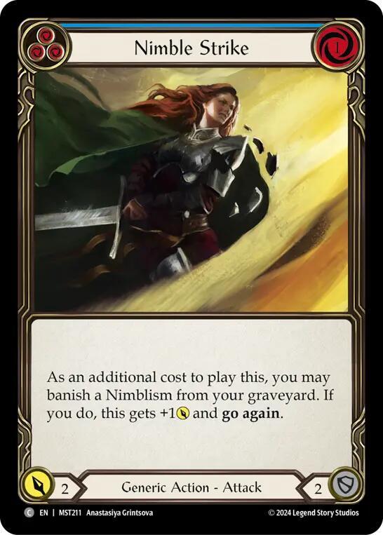 Nimble Strike (Blue) card image