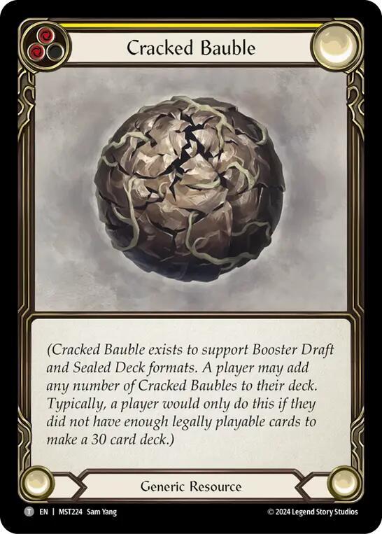 Cracked Bauble card image