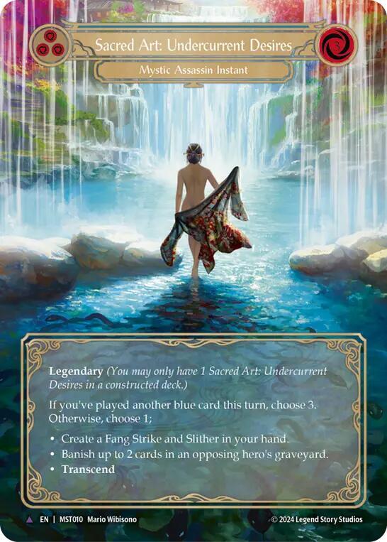 Sacred Art: Undercurrent Desires (Marvel) card image