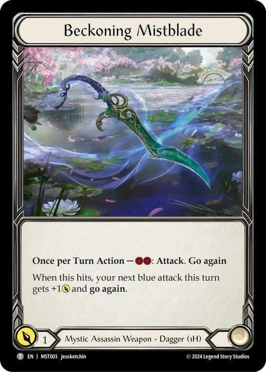 Beckoning Mistblade // Tiger Taming Khakkara card image