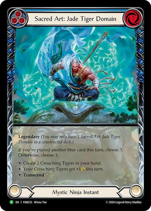 Sacred Art: Jade Tiger Domain - FAB233 card image