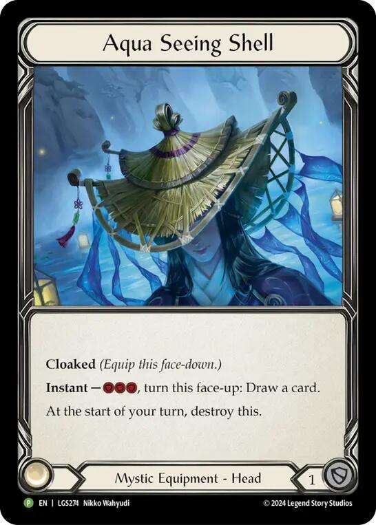 Aqua Seeing Shell - LGS274 card image