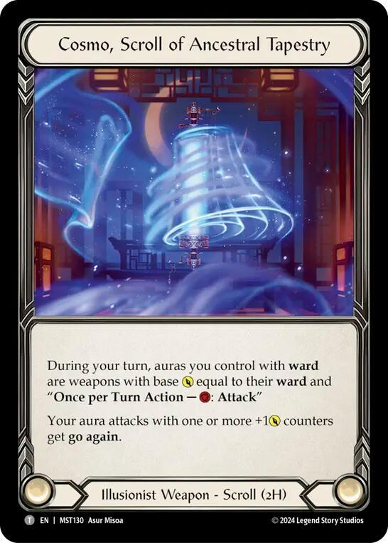 Cosmo, Scroll of Ancestral Tapestry // Beckoning Mistblade card image