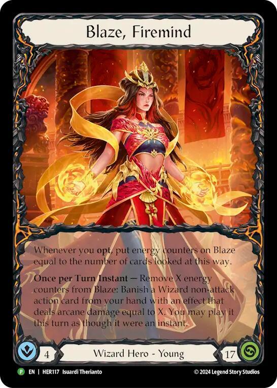 Blaze, Firemind - HER117 card image