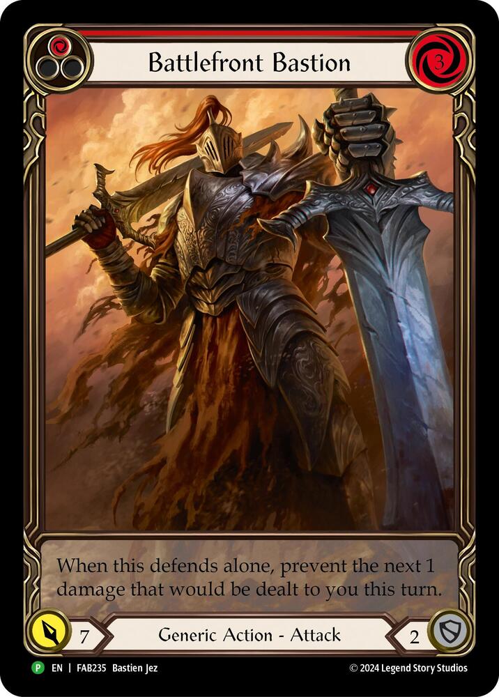 Battlefront Bastion (Red) - FAB235 card image