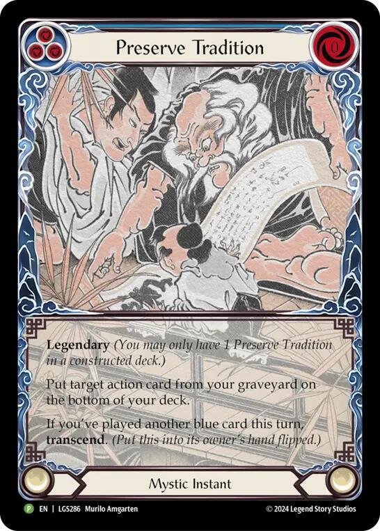 Preserve Tradition // Inner Chi - LGS286 card image