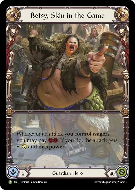 Betsy, Skin in the Game - HER109 card image