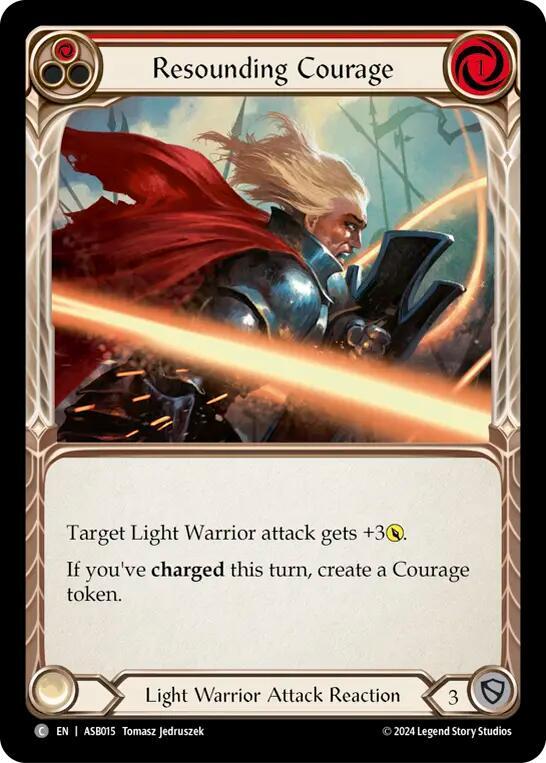 Resounding Courage (Red) card image
