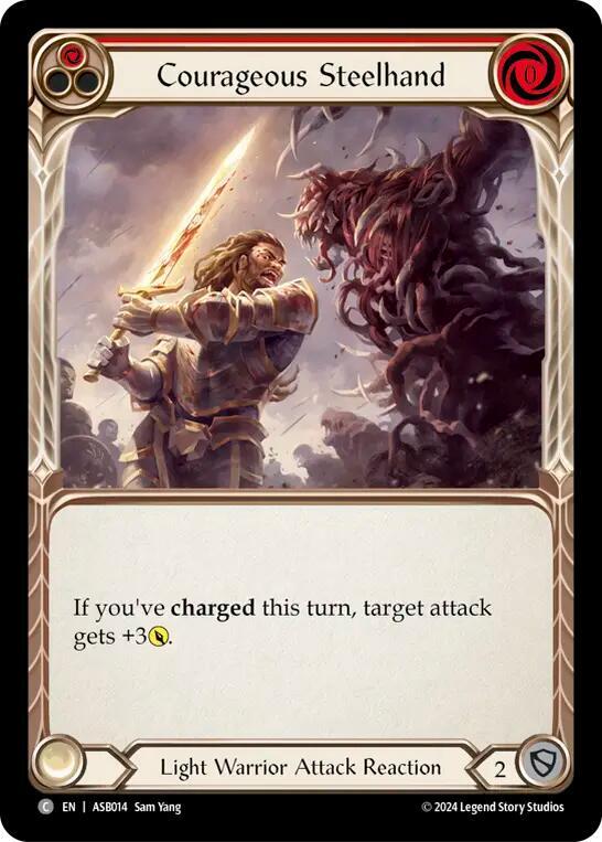 Courageous Steelhand (Red) card image