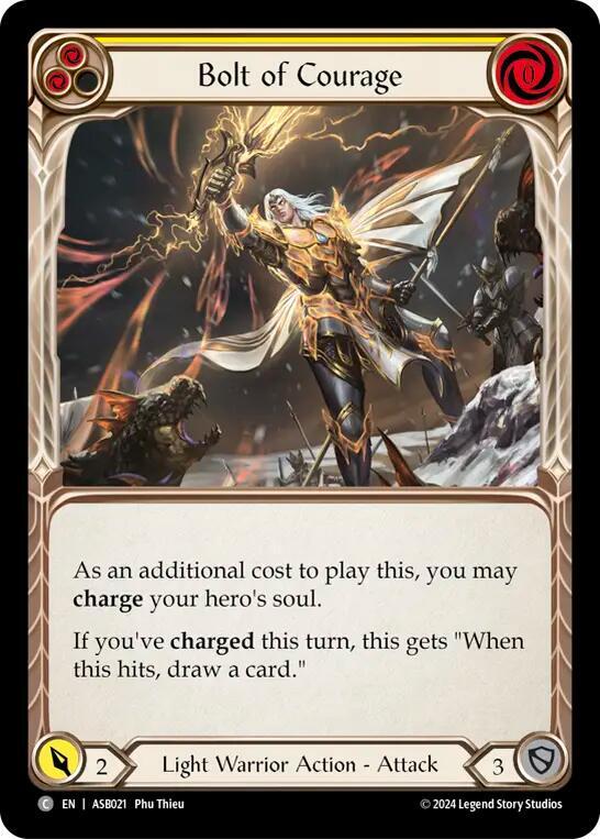 Bolt of Courage (Yellow) card image