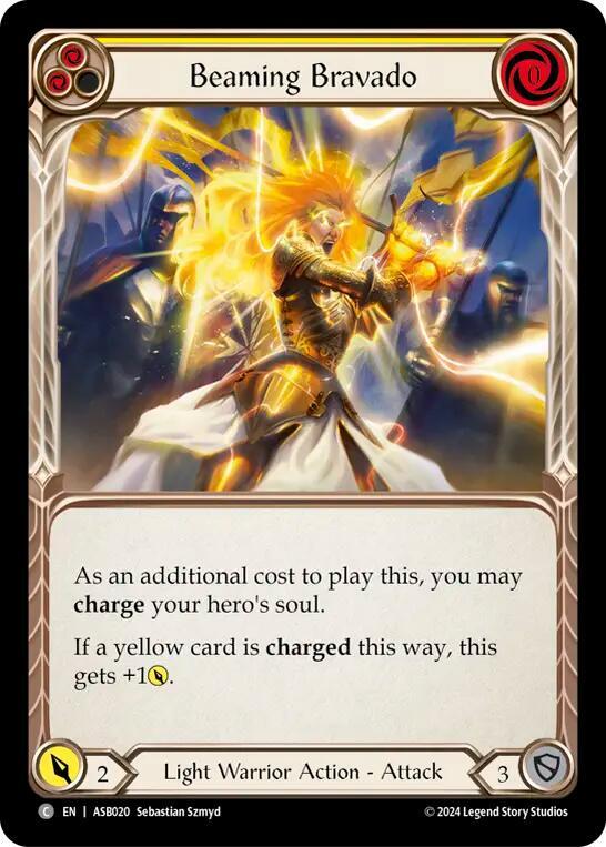 Beaming Bravado (Yellow) card image