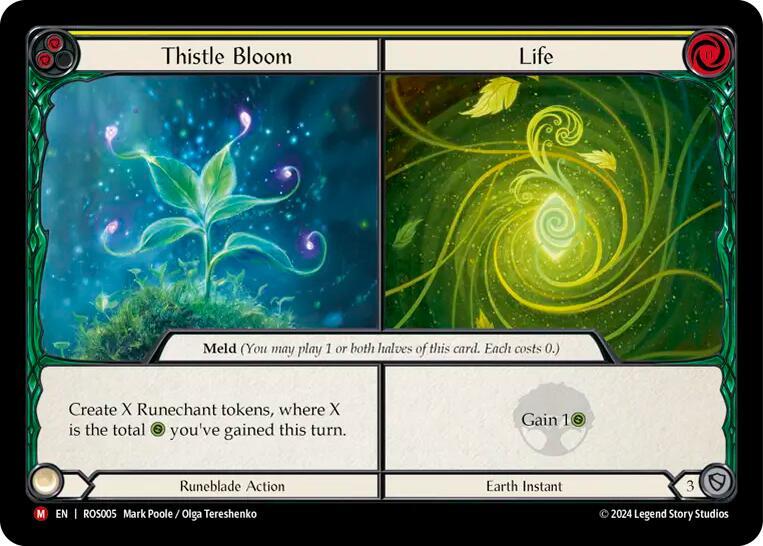 Thistle Bloom // Life card image