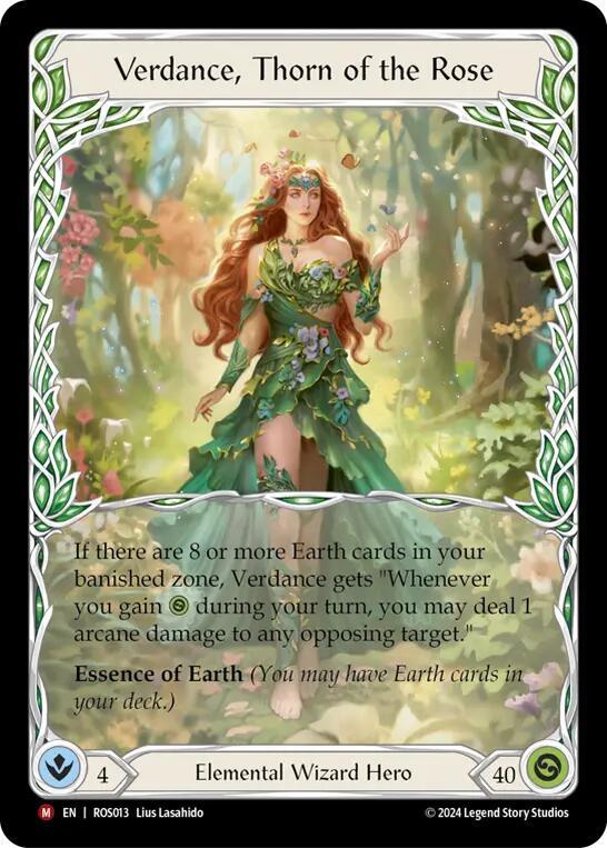 Verdance, Thorn of the Rose card image