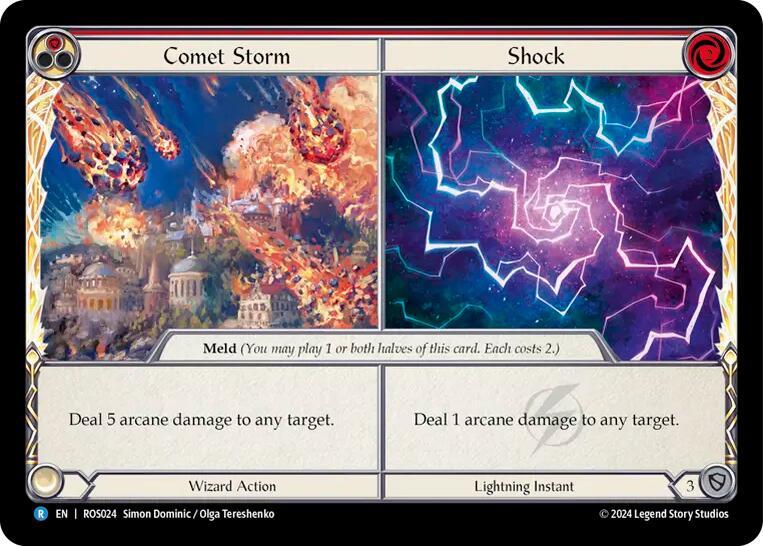Comet Storm // Shock card image