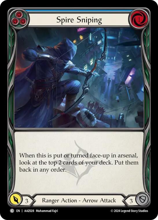 Spire Sniping (Blue) card image