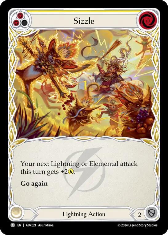 Sizzle (Yellow) card image