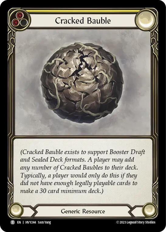 Cracked Bauble card image