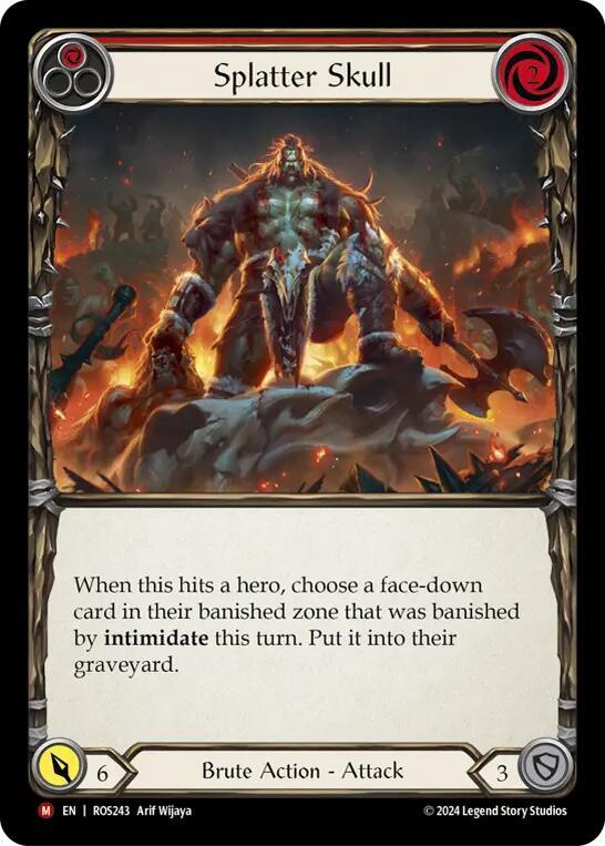 Splatter Skull card image