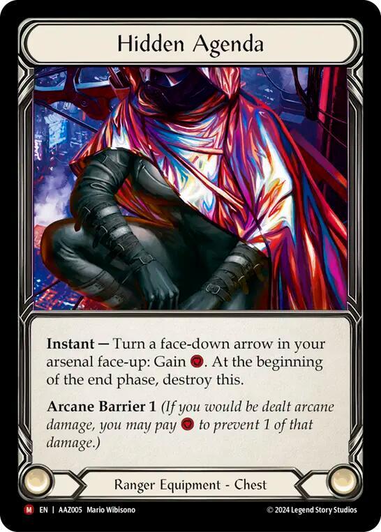 Hidden Agenda (Purple) card image