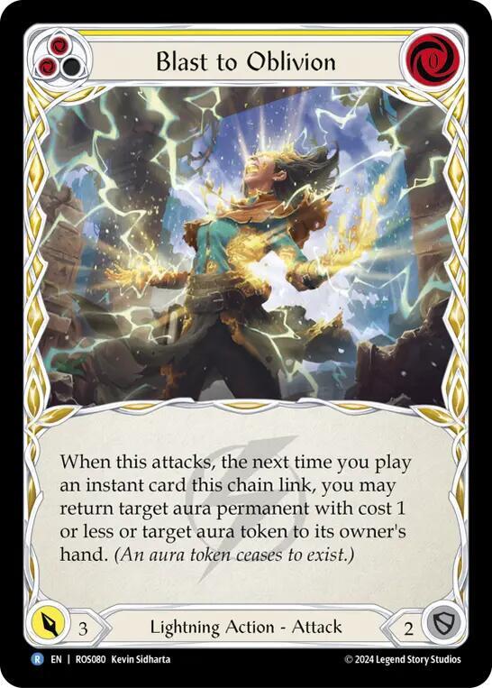 Blast to Oblivion (Yellow) card image