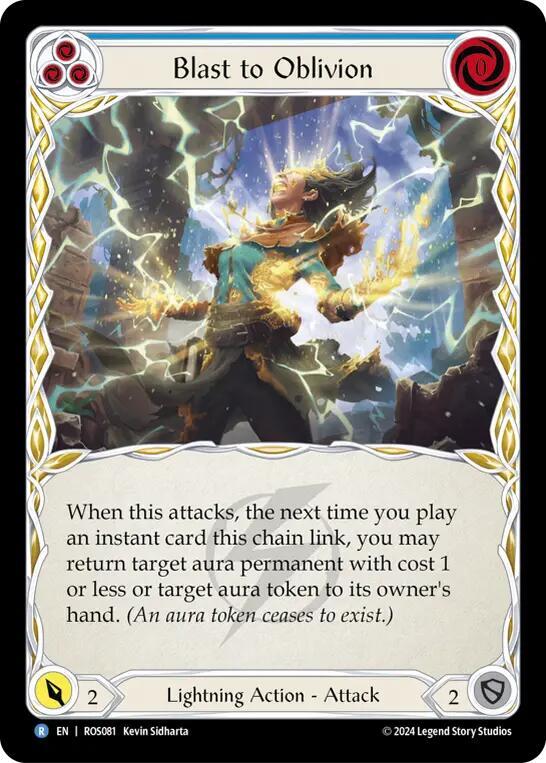 Blast to Oblivion (Blue) card image