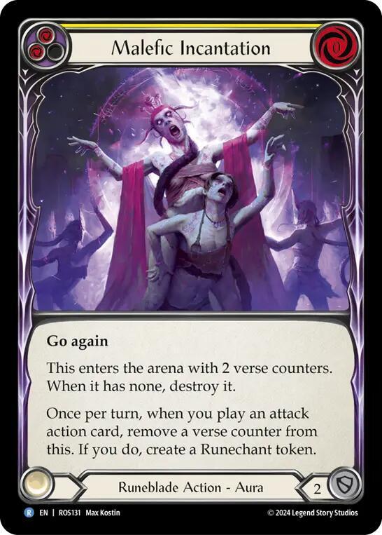 Malefic Incantation (Yellow) card image