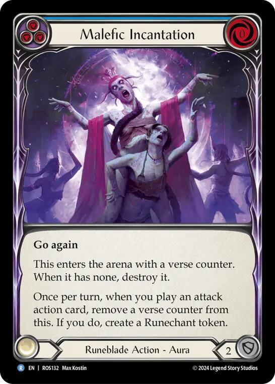 Malefic Incantation (Blue) card image