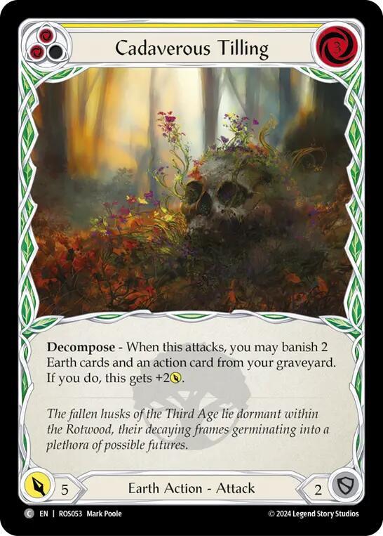 Cadaverous Tilling (Yellow) card image