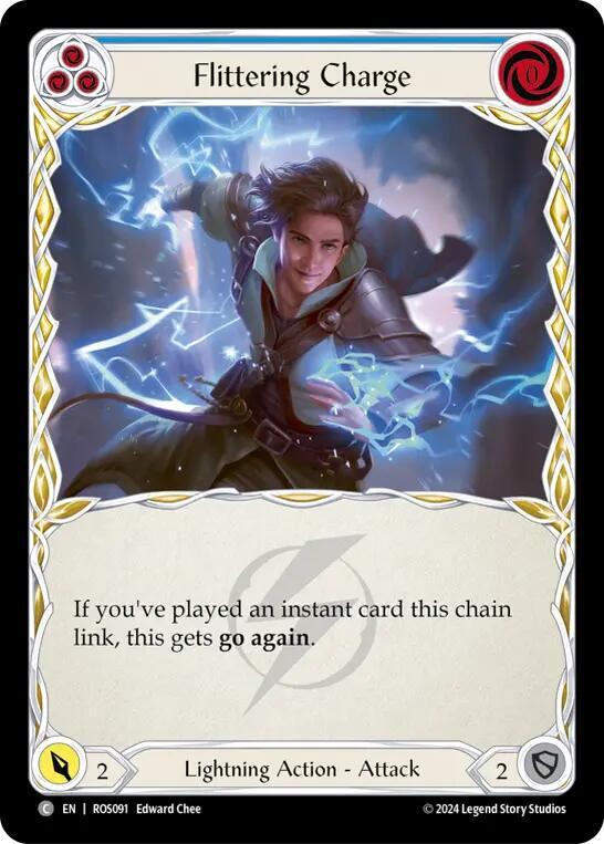 Flittering Charge (Blue) card image