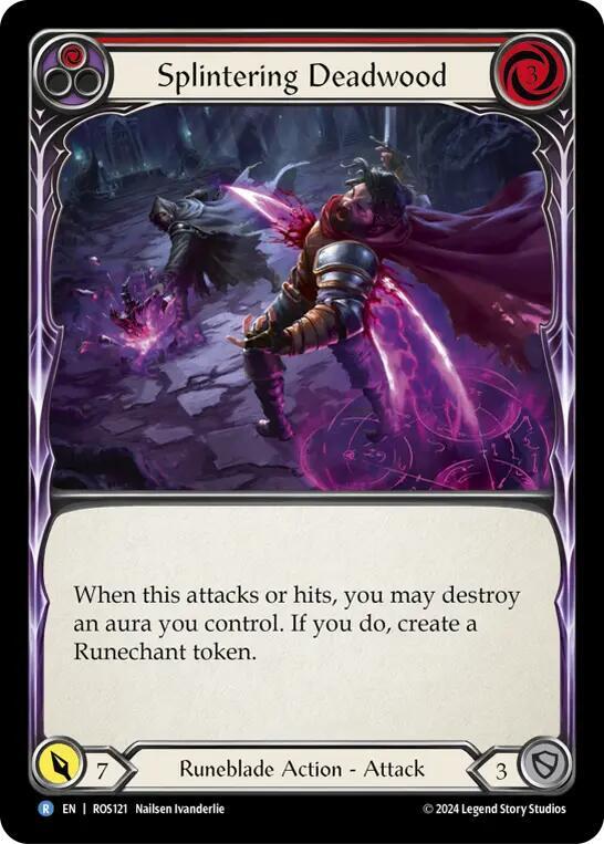 Splintering Deadwood (Red) card image