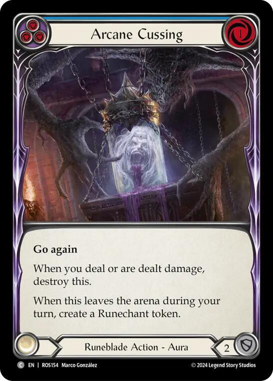 Arcane Cussing (Blue) card image