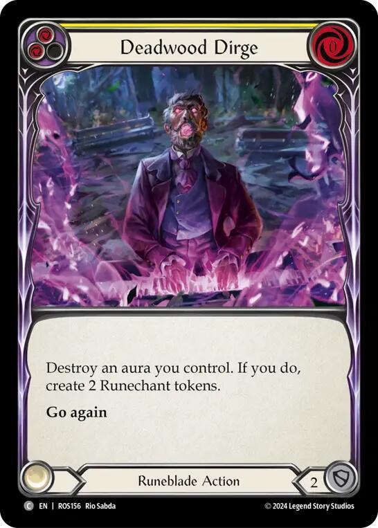 Deadwood Dirge (Yellow) card image