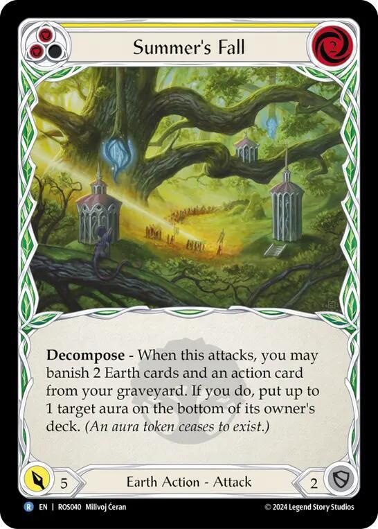 Summer's Fall (Yellow) card image